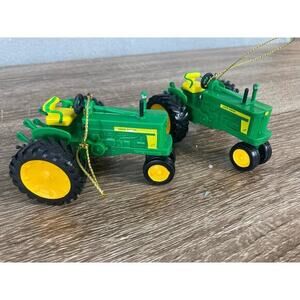 John Deere 720 Tractor Christmas Ornament Collectible Green‎ Decor Ornaments